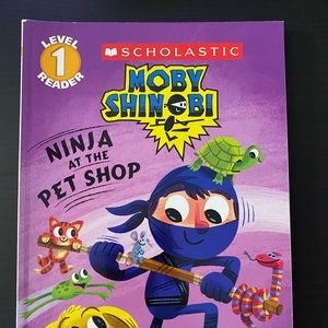 3-book collection,Moby Shinobi, Level 1 children’s reading books